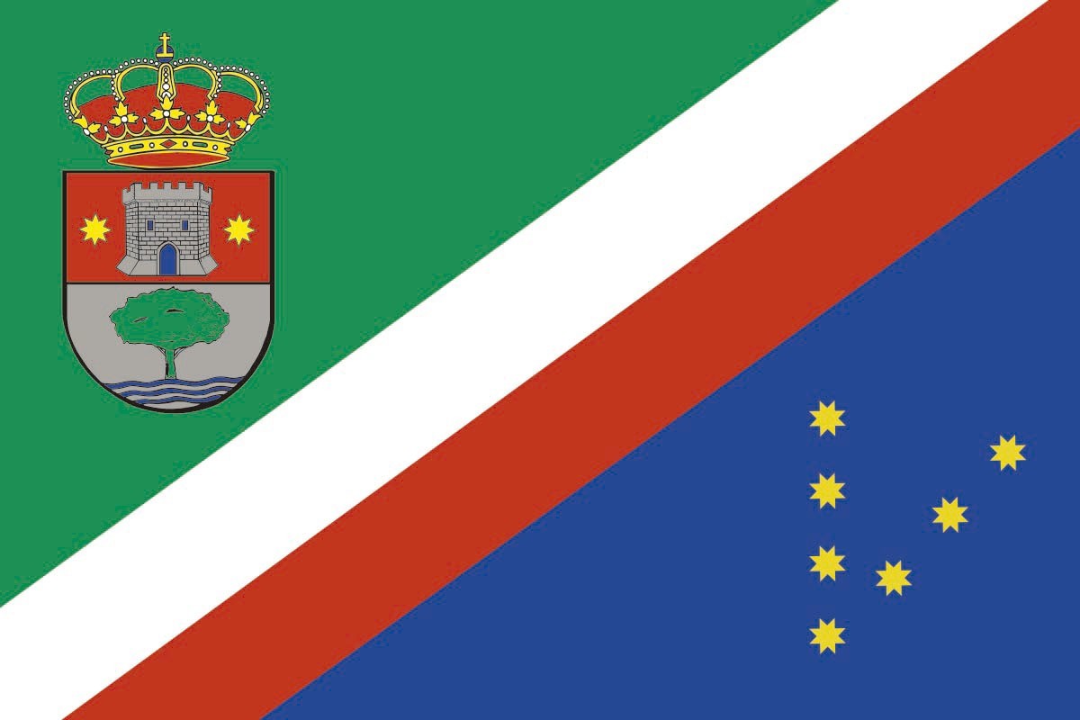 Bandera de mesa de Valdáliga