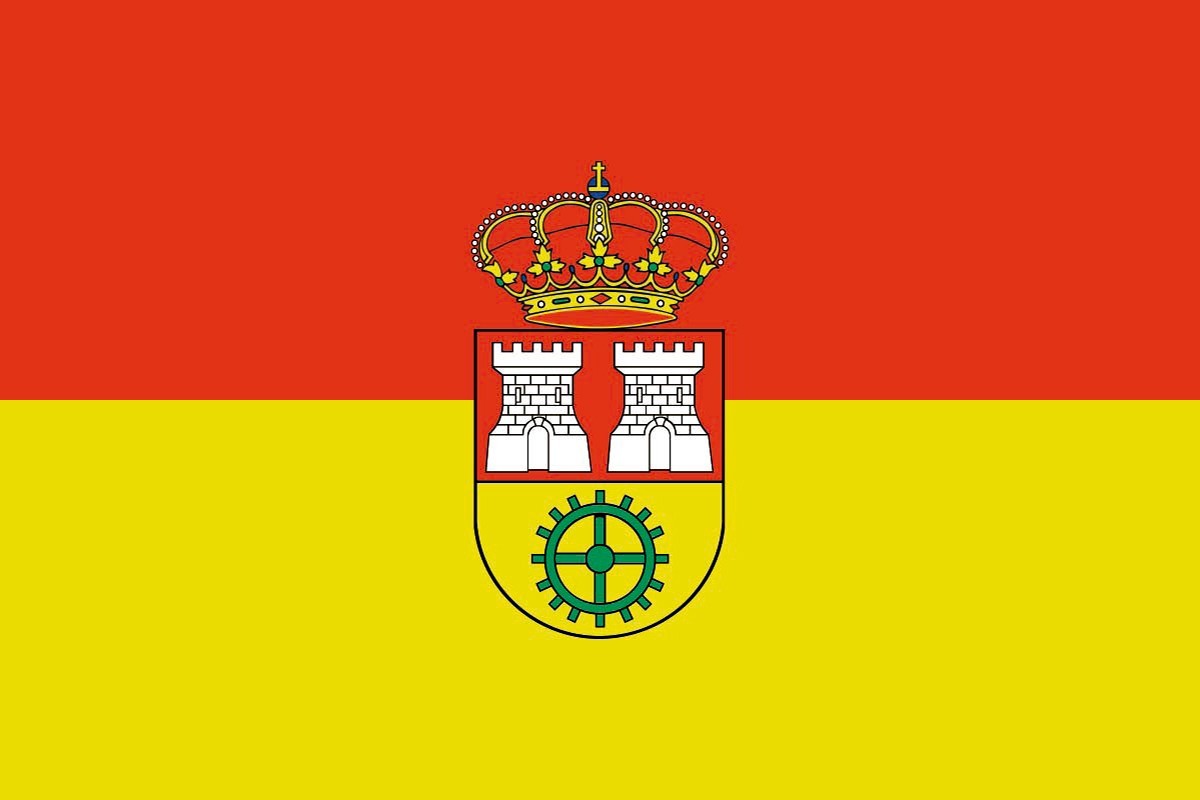 Bandera de mesa de Vega de Liébana