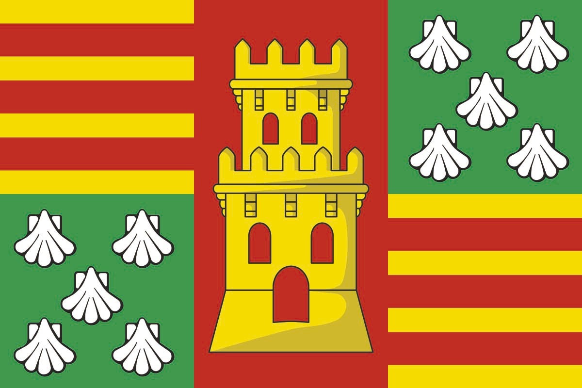 Bandera de mesa de Viana do Bolo