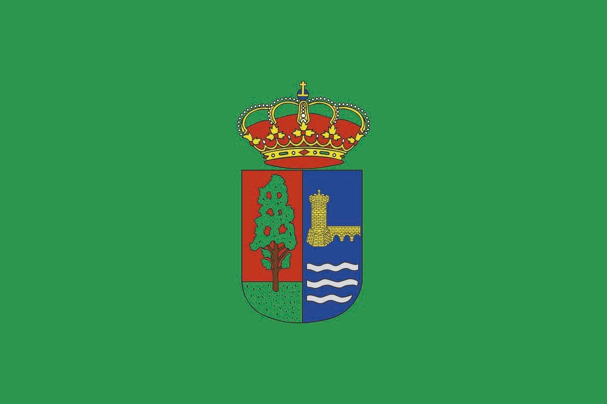 Bandera de mesa de Villa del Prado