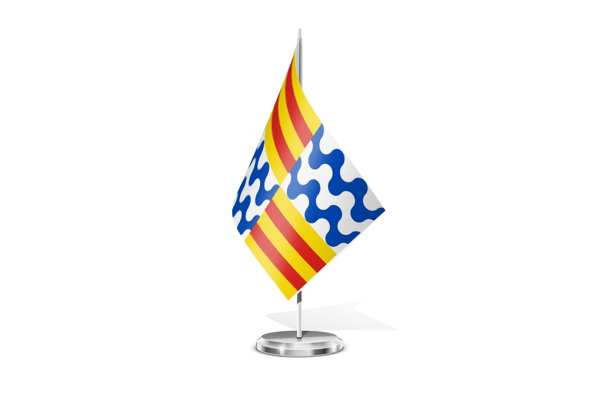 Bandera de mesa de Badalona