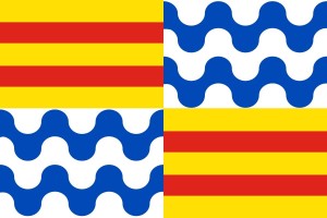 Bandera de mesa de Badalona