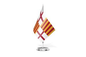 Bandera de mesa de Barcelona 123