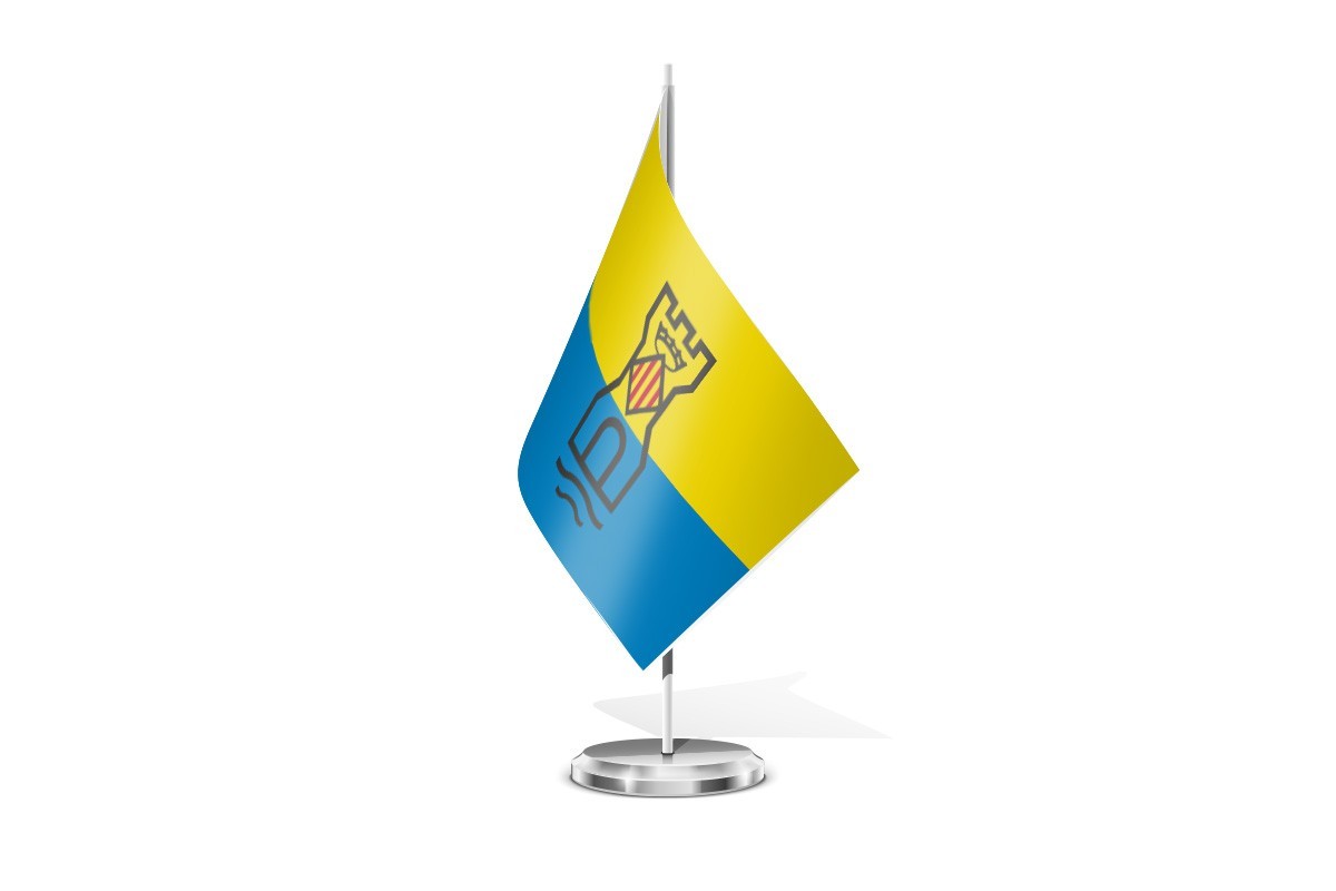 Bandera de mesa de Castelldefels