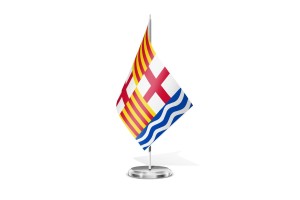 Bandera de mesa de Igualada 123