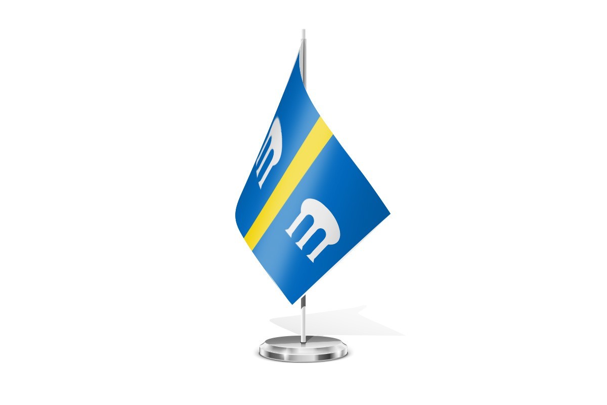 Bandera de mesa de Pontons