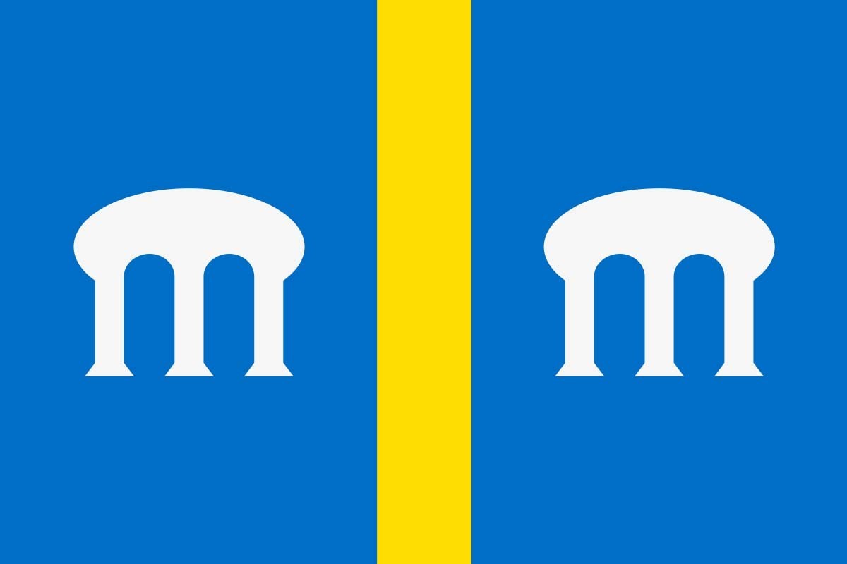 Bandera de mesa de Pontons