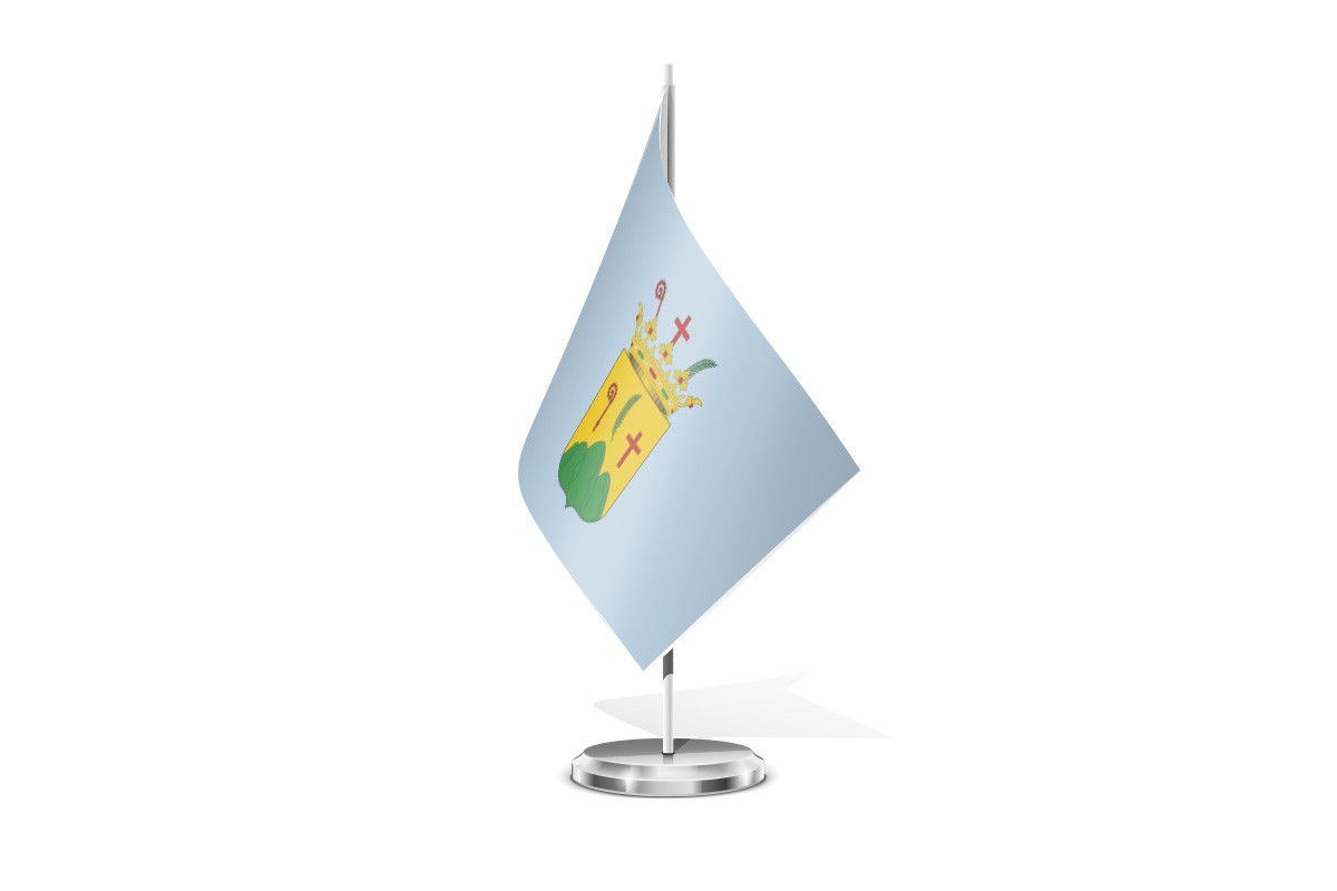 Bandera de mesa de Saldes
