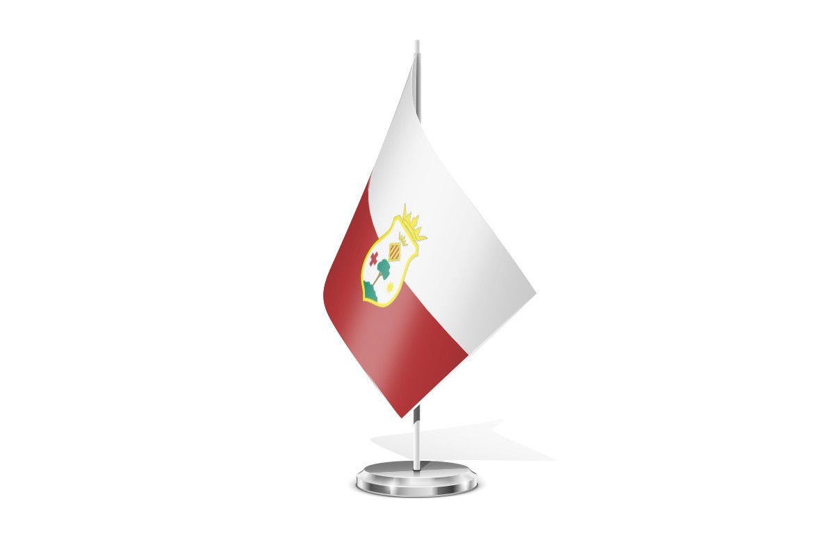 Bandera de mesa de Alfafara