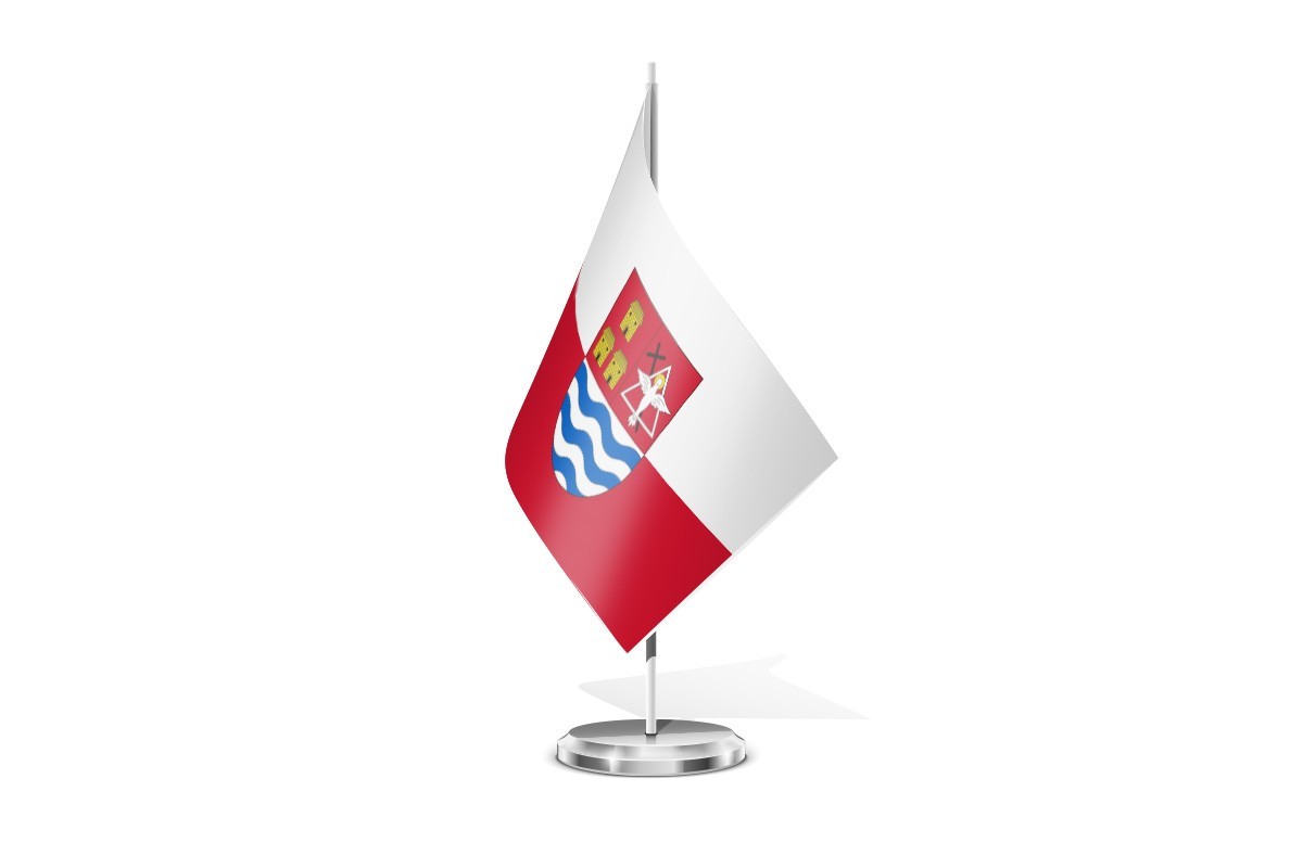Bandera de mesa de Casas Altas