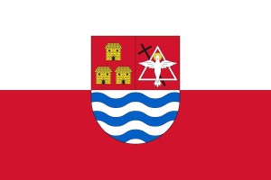 Bandera de mesa de Casas Altas