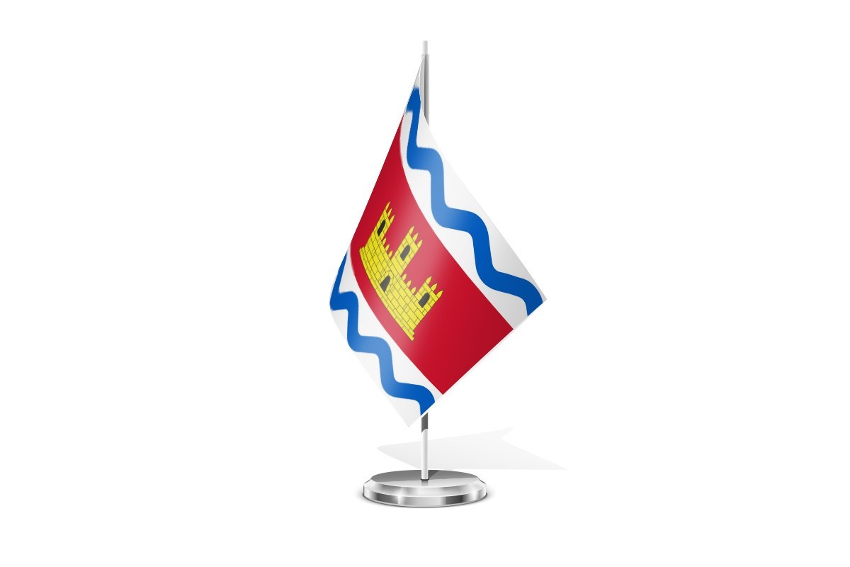 Bandera de mesa de Cofrentes