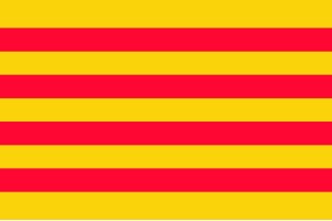 Bandera de Aragón sin escudo de alta calidad para exterior 123