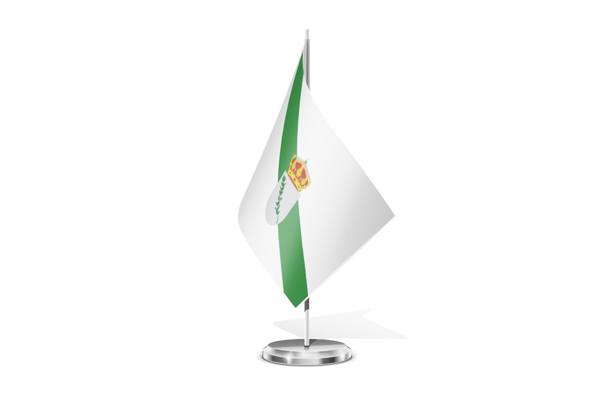 Bandera de mesa de Aceituna