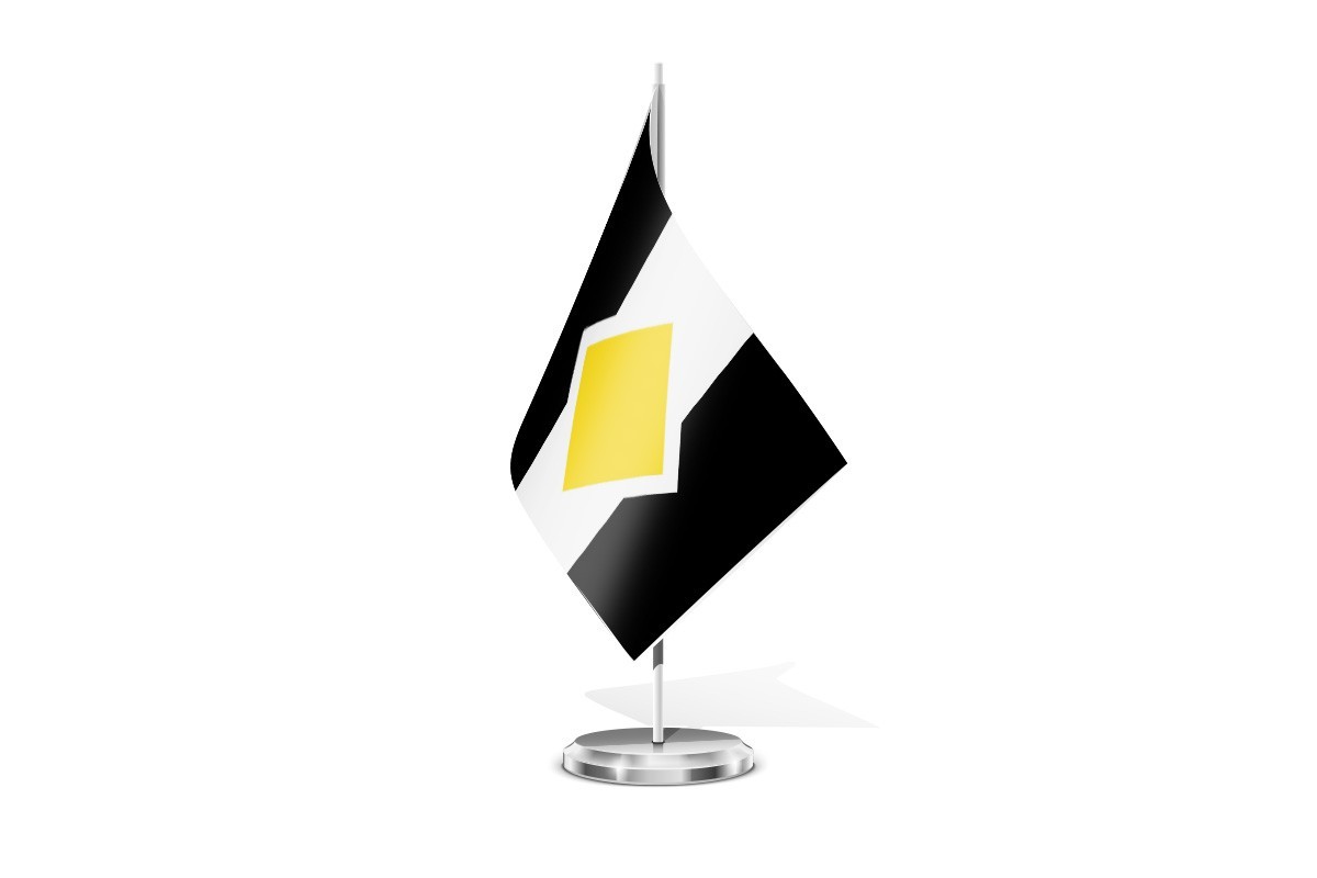 Bandera de mesa de Adiós