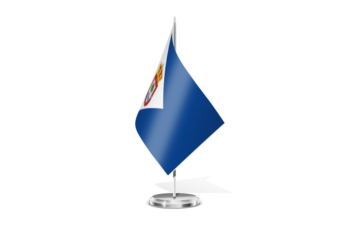 Bandera de mesa de Alagón del Río