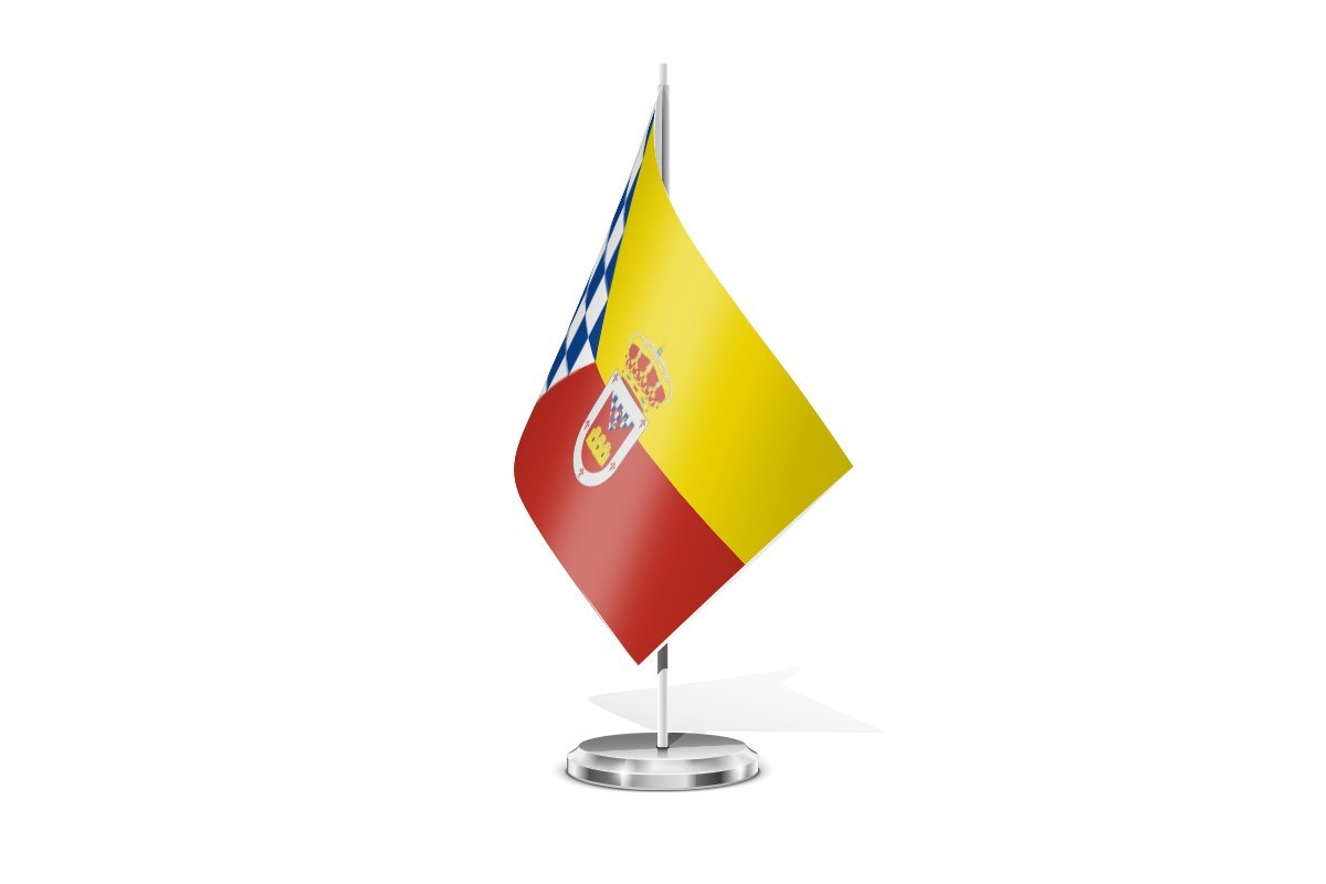 Bandera de mesa de Alcuéscar