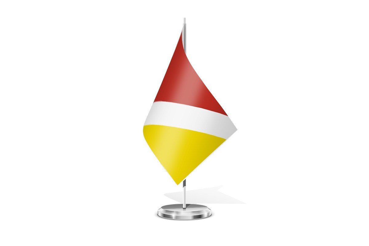 Bandera de mesa de Aldeanueva del Camino
