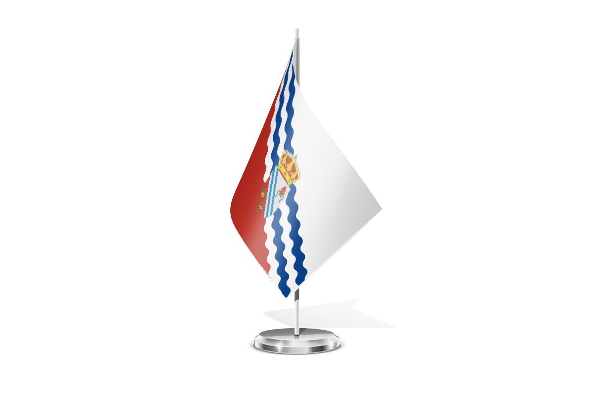 Bandera de mesa de Aldehuela de Jerte