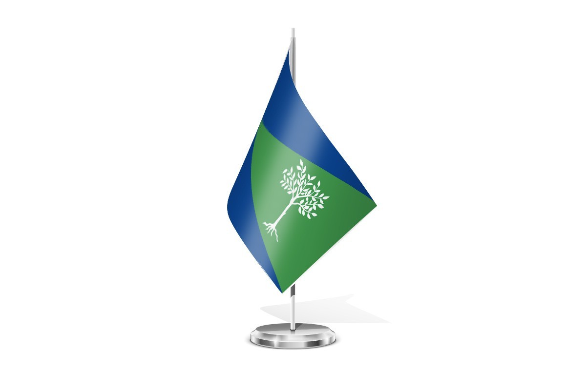 Bandera de mesa de Aliseda