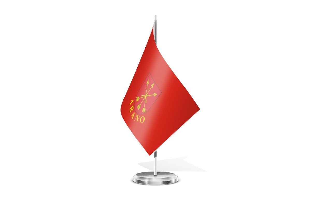 Bandera de mesa de Arano