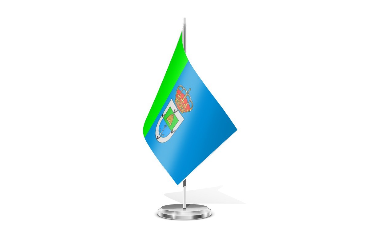 Bandera de mesa de Arico Bandera de mesa de Arico