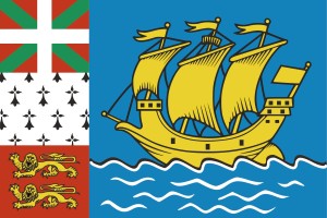 Bandera de San Pedro y Miquelon de alta calidad para exterior 123