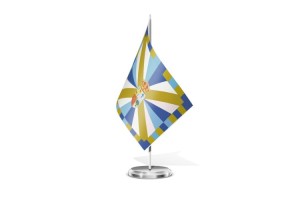 Bandera de mesa de Bera 123