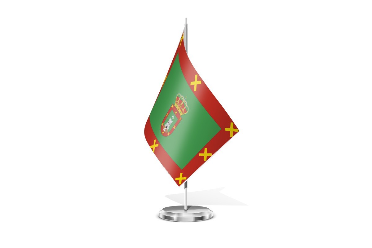 Bandera de mesa de Berzocana