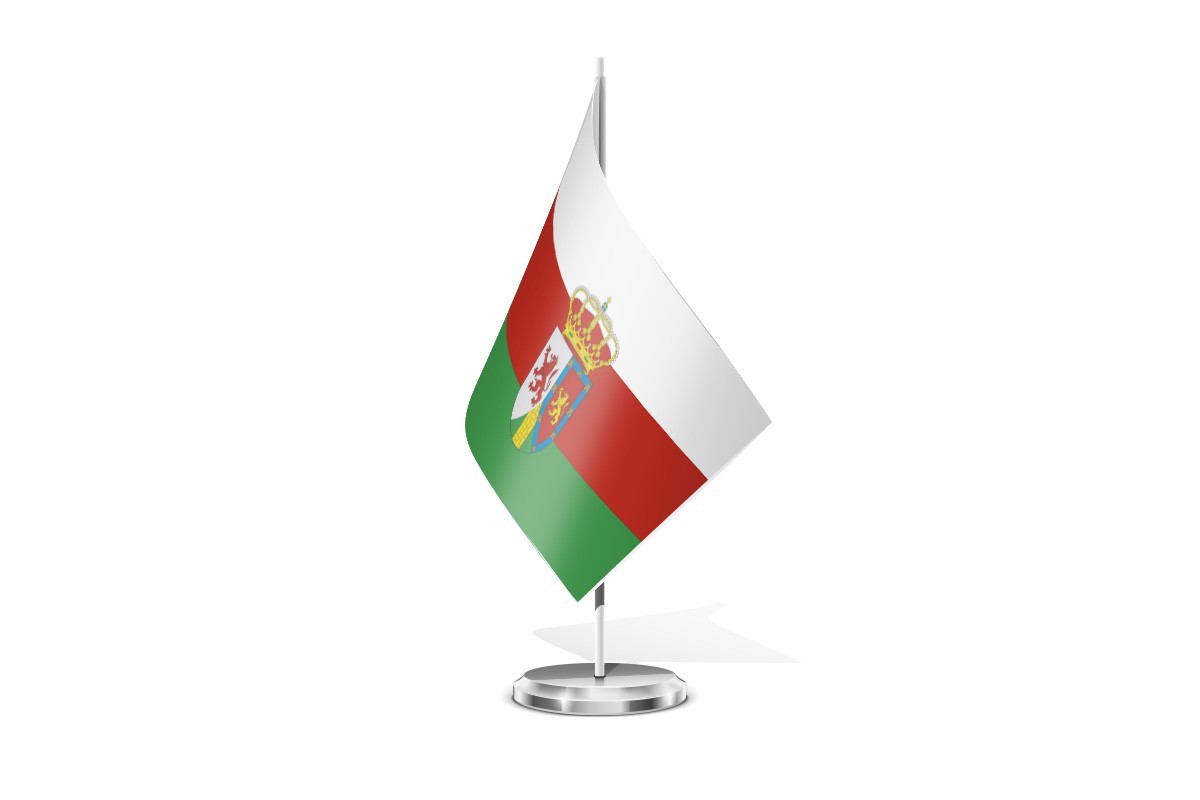 Bandera de mesa de Calzadilla