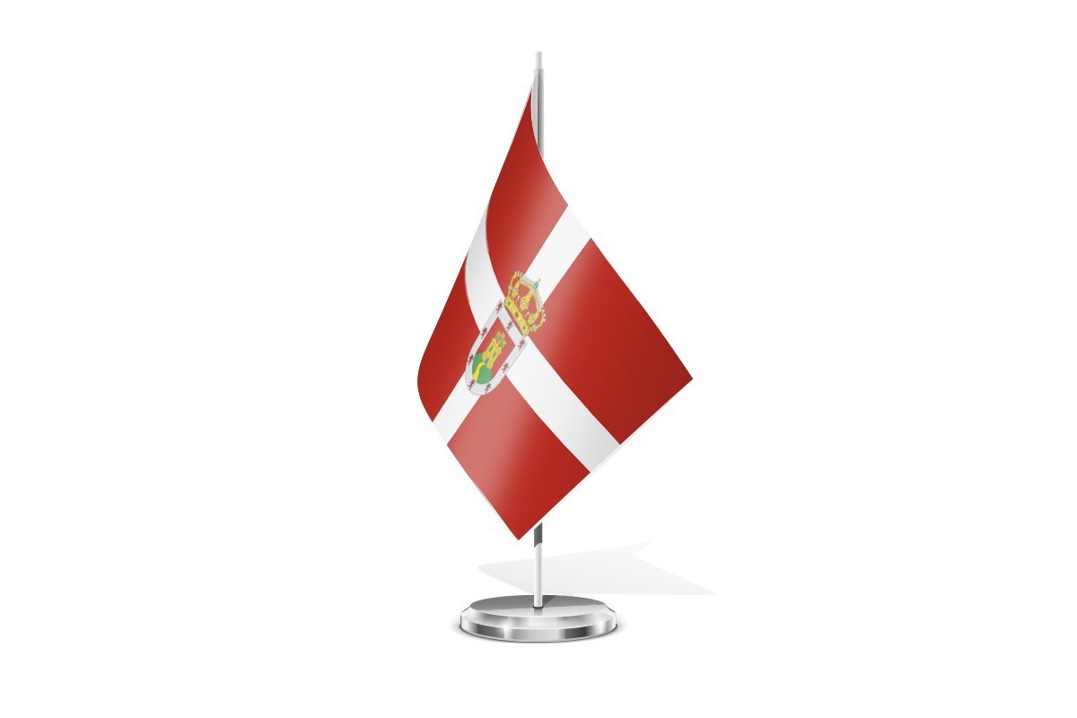 Bandera de mesa de Cañamero