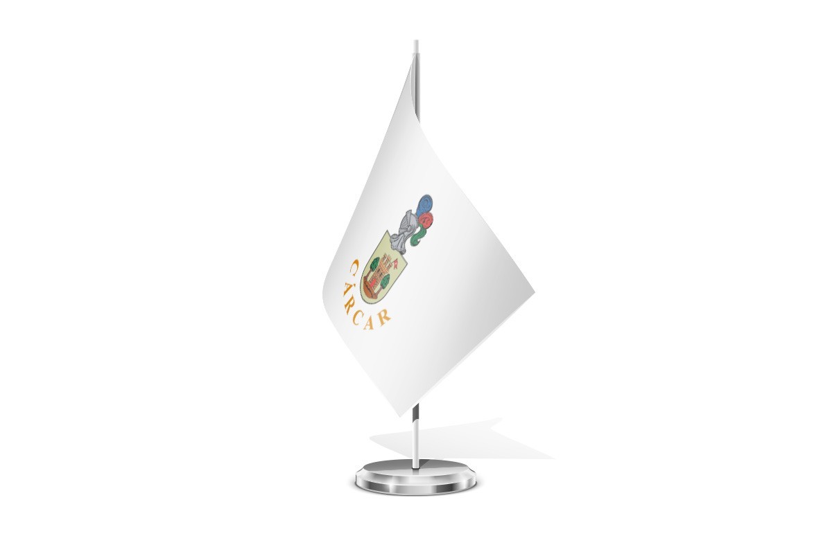 Bandera de mesa de Cárcar