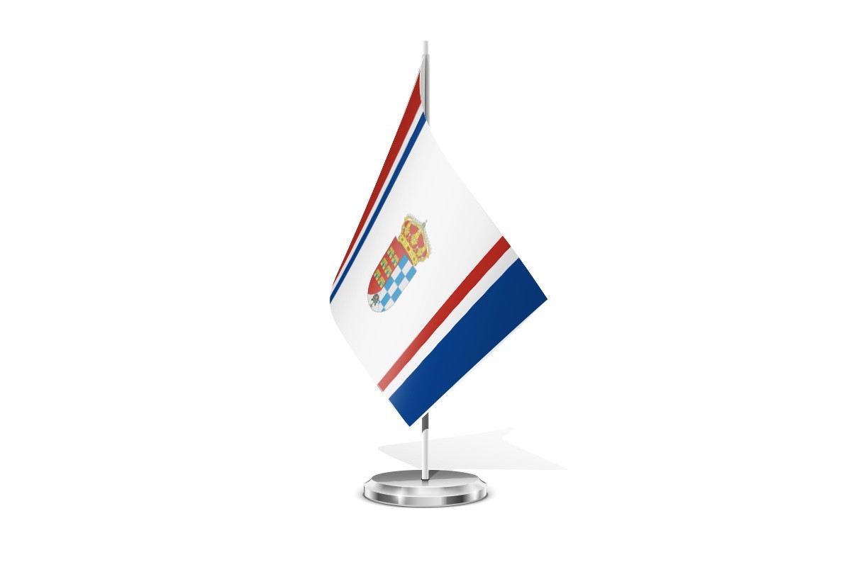 Bandera de mesa de Casares de las Hurdes