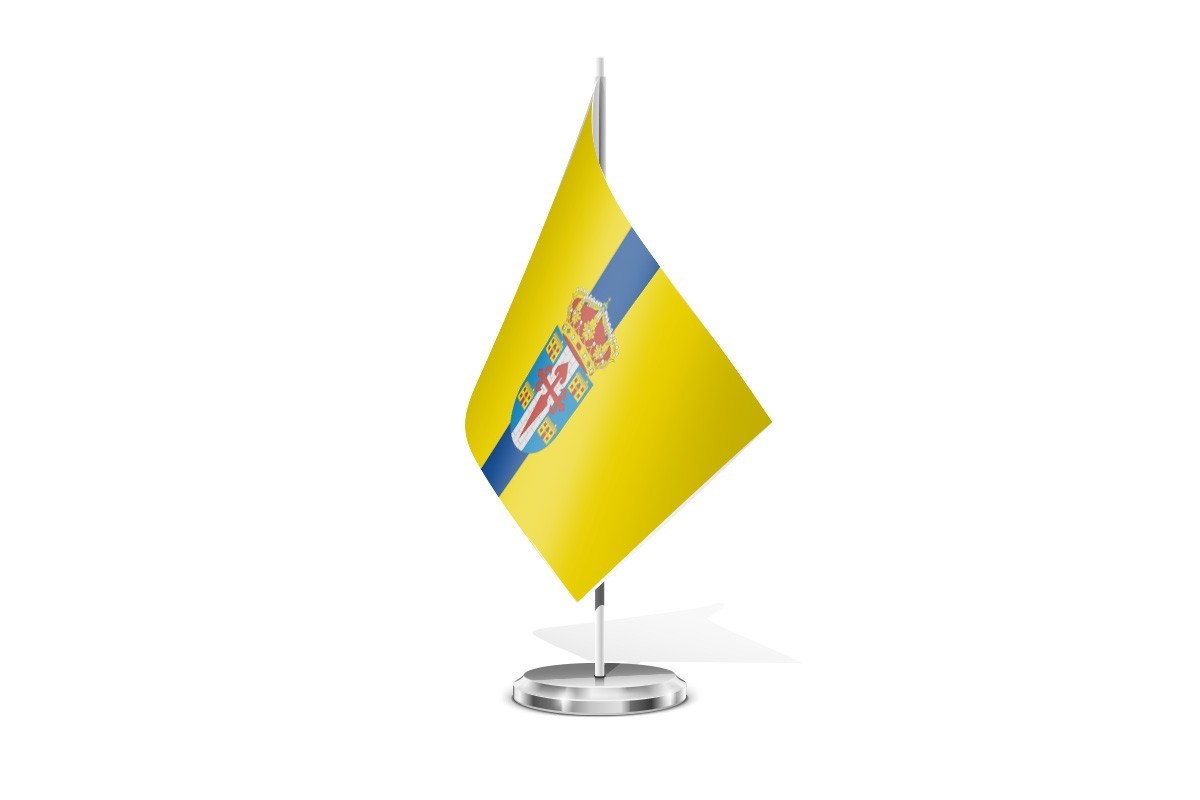 Bandera de mesa de Casas de Don Antonio