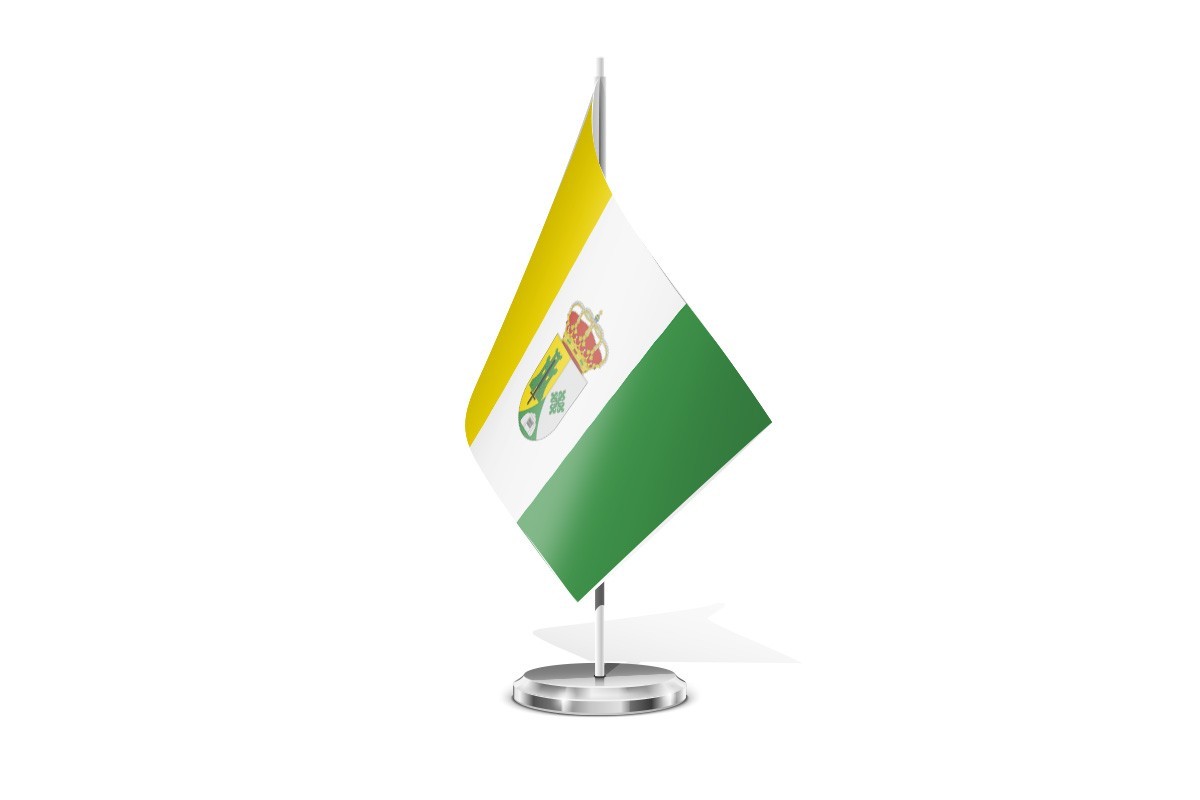 Bandera de mesa de Casas de Don Gómez
