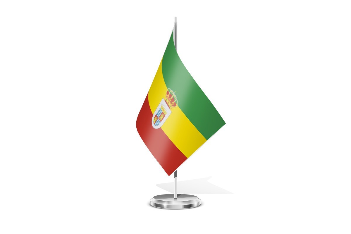 Bandera de mesa de Deleitosa