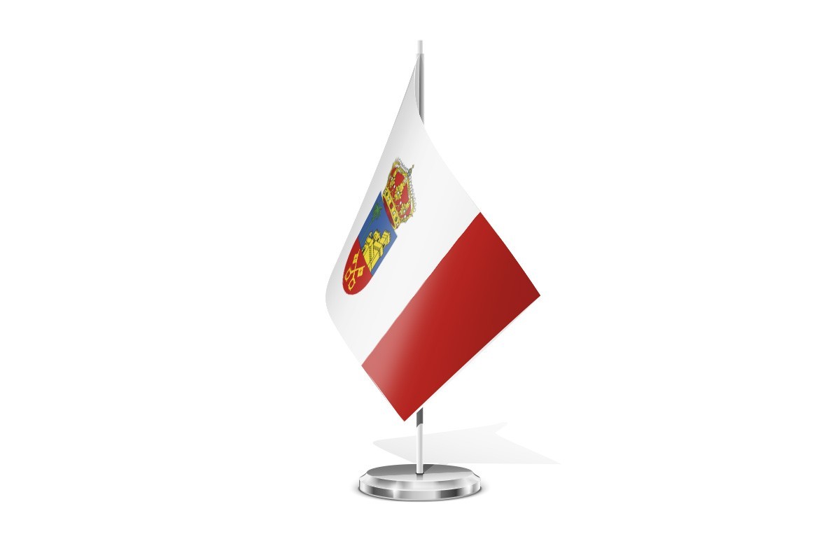 Bandera de mesa de Don Benito