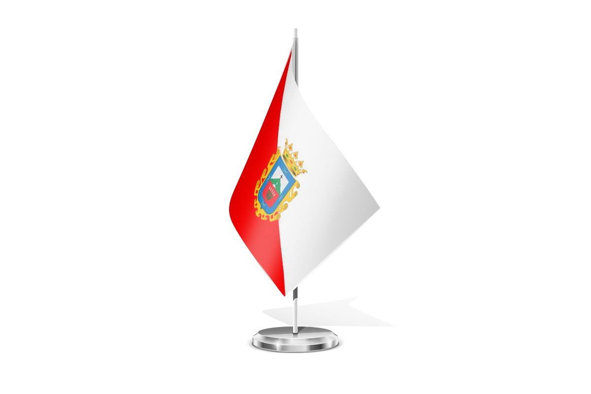 Bandera de mesa de Firgas Bandera de mesa de Firgas