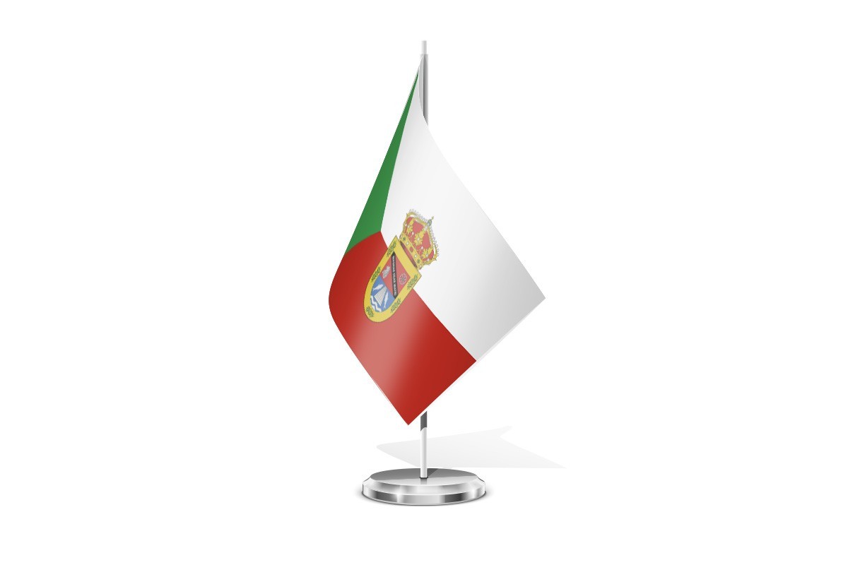 Bandera de mesa de Garlitos