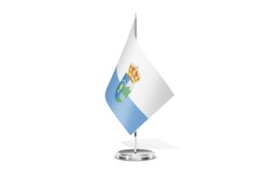 Bandera de mesa de Guadalupe 123