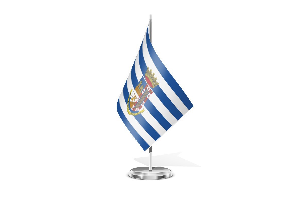Bandera de mesa de Jumilla