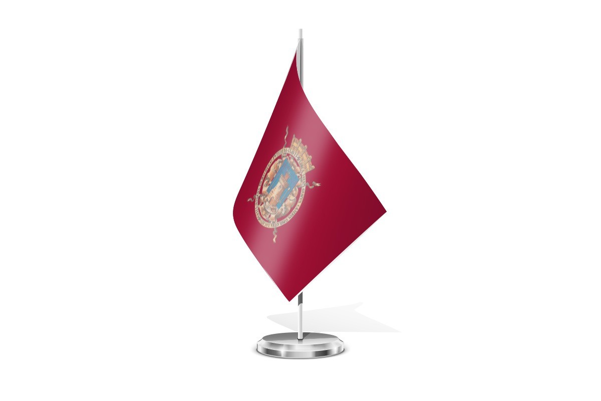Bandera de mesa de Lorca