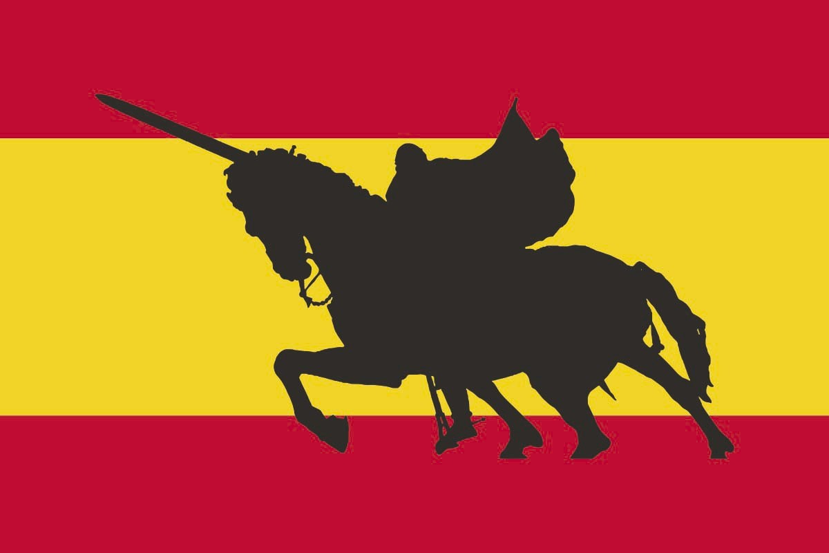 Bandera de España Cid Campeador Bandera de España Cid Campeador