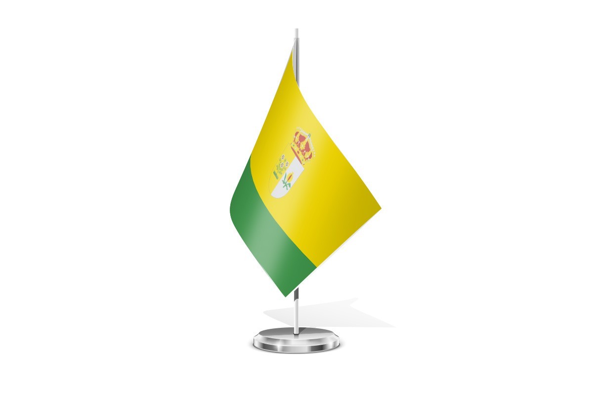 Bandera de mesa de Mohedas de Granadilla