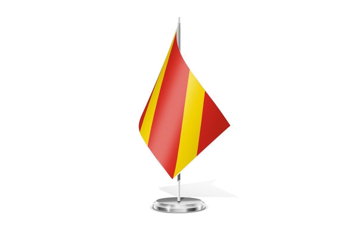 Bandera de mesa de Odieta