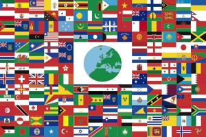 Bandera del mundo 123