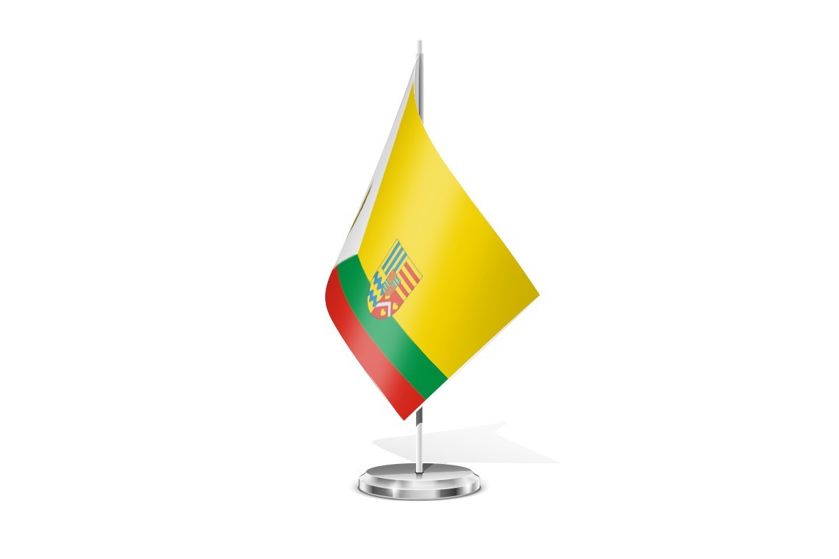 Bandera de mesa de Orkoien