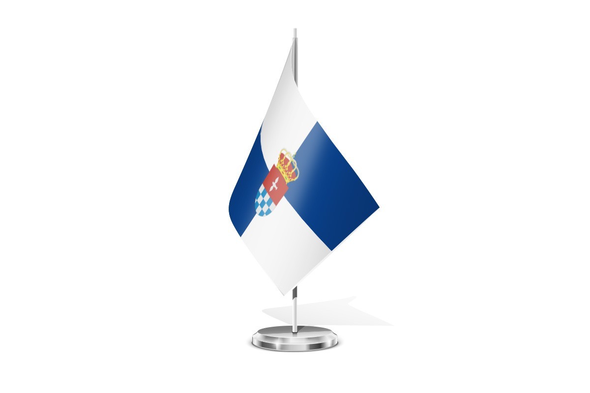 Bandera de mesa de Palomero