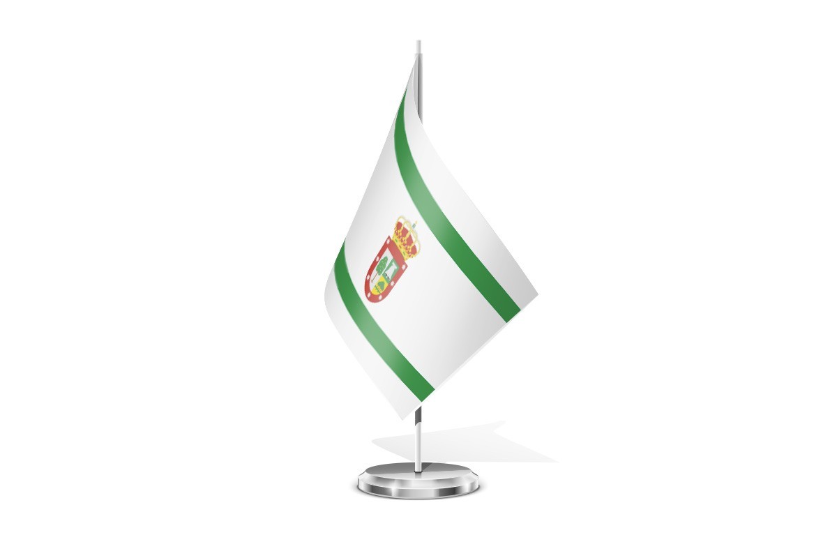 Bandera de mesa de Peraleda de la Mata
