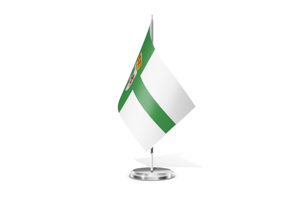 Bandera de mesa de Perales del Puerto